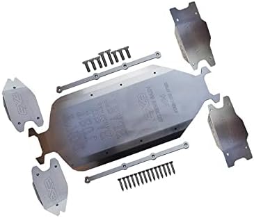 GPM 1/5 KRATON EXB Roller ARA5208 Upgrade Parts Stainless Steel Main Chassis with Bumper - 29Pc Set
