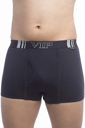 VIP Men's Cotton Brando Plain Trunks, PO4_BRANDOPLAIN_100 (Pack of 4, Print May Vary, 100 CM)