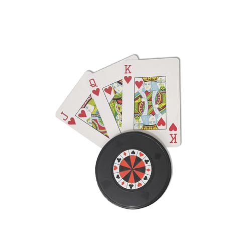 Segurador de Baralho e Cartas kit com 4 peças Preto