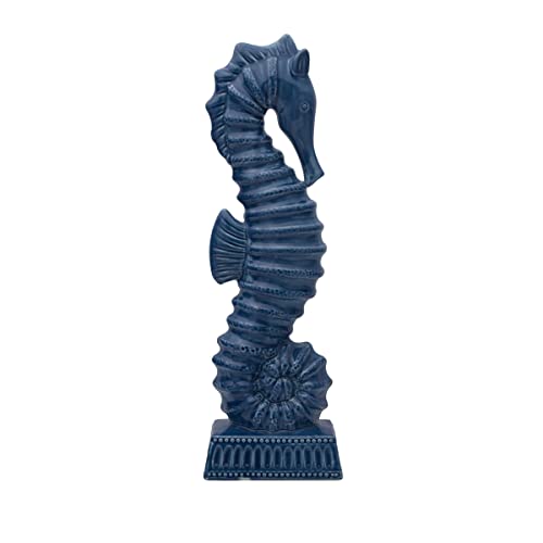 Fitz and Floyd Coastal Home Seahorse Figurine, Blue