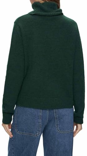 LTB Jeans Mayose damski sweter w kolorze ciemnozielonym, wyprodukowany z mieszanki poliestru i wełny, rozmiar XS, ciemnozielony, XS