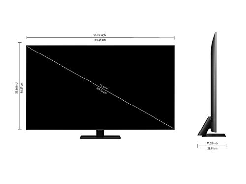 Image of Samsung 163 cm (65 inches) 4K Ultra HD Smart QLED TV QA65Q80TAKXXL (Carbon Silver)