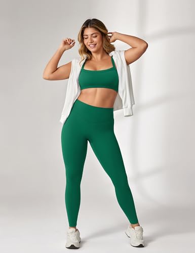 Image of UNISSU Hugcurve Adjustable Sports Bra Square Neck Wireless Padded Yoga Workout Tops