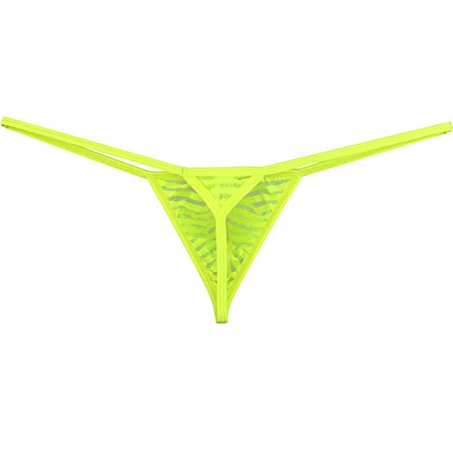 iKingsky Men's Sexy Pouch G String Low Rise Y-back Thong Underwear4