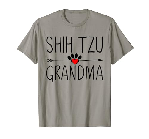 Shih Tzu Gifts for Grandma Shih Tzu Gift for Women Owners Camiseta