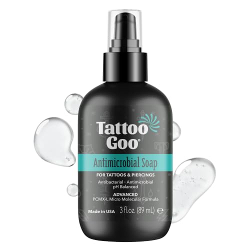 Tattoo Goo Cleansing Soap, 3 oz, For Piercing & Tattoo Aftercare...