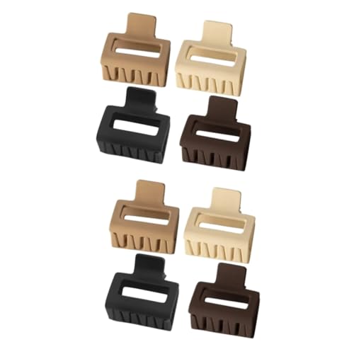Pinces à cheveux carrées pour cheveux épais fini mat lot de 8 clips