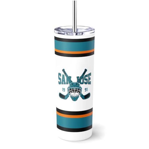 Image of ANTKING San Jose Tumbler 20oz Travel Mug Custom Name Number Gifts | Stainless Steel Insulated Coffee Cup for Men Women
