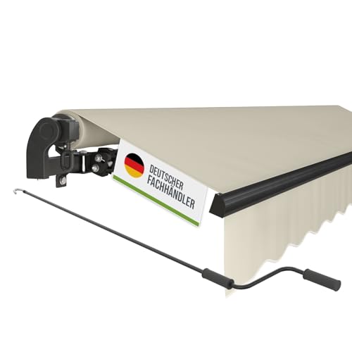 empasa manuelle Gelenkarmmarkise Markise \'Start\' Sonnenmarkise Sonnenschutz Alu/Polyester komplett vormontiert, in verschiedenen Größen und Farben empasa manuelle Gelenkarmmarkise Markise \'Start\' Sonnenmarkise Sonnenschutz Alu/Polyester komplett vormontiert, in verschiedenen Größen und Farben