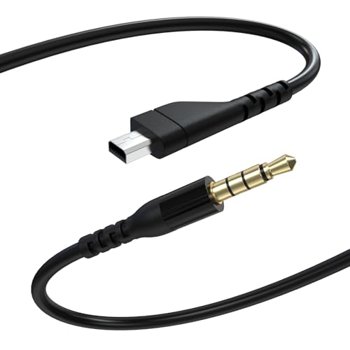 Puiixur Replacement Arctis Headset Cord, Arctis 5 Audio Cable Cord Compatible with SteelSeries Arctis 3, Arctis Prime, Arctis 5, Arctis 7, Arctis Pro Gaming Headset, 5FT/1.5m