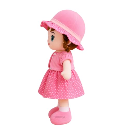 Image of Winky Doll Soft Toy for Girls Boys Kids,Pink,Rag Dolls,Cute Plush Stuffed Baby Teddy Gift Birthday, 60cm