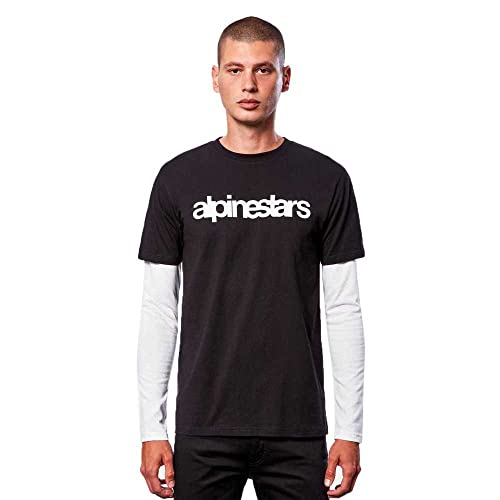 Camiseta Alpinestars Stack LS Knit de manga larga para hombre negra
