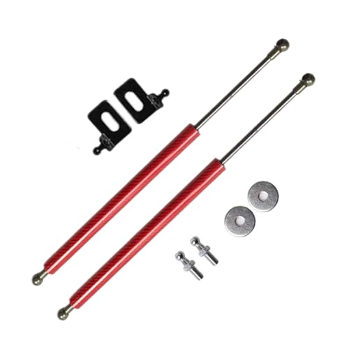 Amortisseurs capot Honda Civic EK9 TSUBASA en carbone rouge