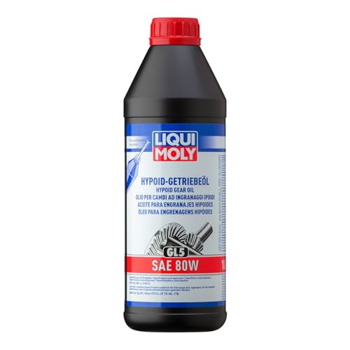 LIQUI MOLY Hypoid Gear Oil (GL5) SAE 80W | 1 L | Gear oil | Hydraulic oil | SKU: 1025