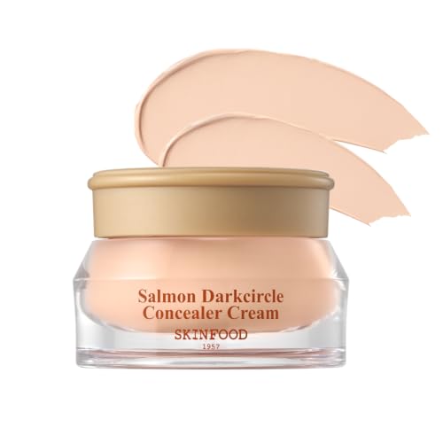 SKINFOOD Salmon PDRN Dark Circle Concealer Cream - 0 Light, Under Eye Concealer for Dark Spots and...