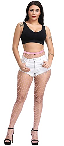Women's Fishnet Stockings High Waisted Tight Elasticity Pantyhose4