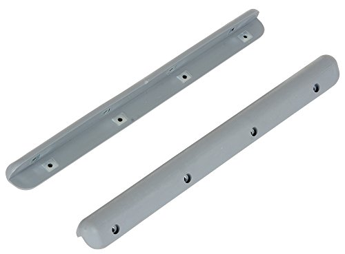 Image of Vestil SB-12 Plastic Corner & Surface Guard with Rubber Edges 12 Quantity 12 In. x 1-3 /16 In. x 1-1 /8 In. Gray