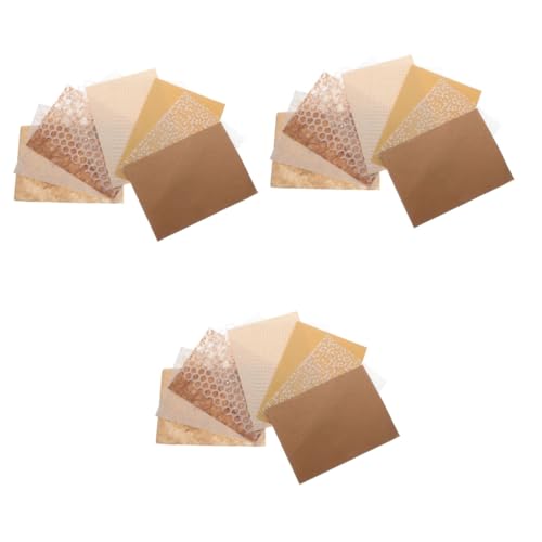 Papier décoratif pour scrapbooking OSALADI 3 ensembles de 10 feuilles pour journal