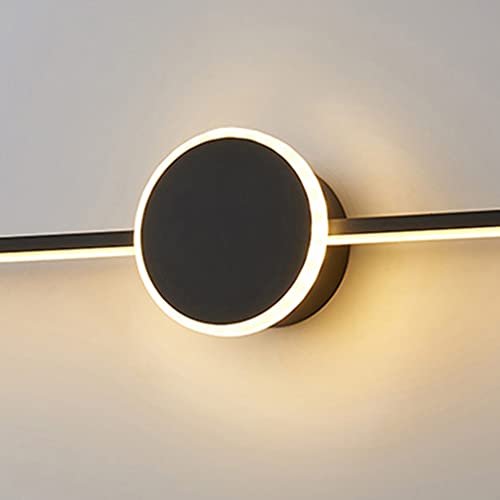 Applique Murale Lanterne AMAZWI Nero 60CM : Plafonnier Minimaliste Chic - 7