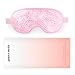 Hot Cold Eye Mask Thereapy Gel Bead Sleep Mask (Reusable, Microwavable & Freezable) For Sleeping, Relaxation, Congestion & Headache Relief | Comfortable & Super Soft Gel Eye Mask With Adjustable Strap
