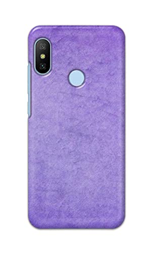 Image of Plain Purple Hard Back Case Cover for Mi A2 Back Cover -(J5) VNS2226
