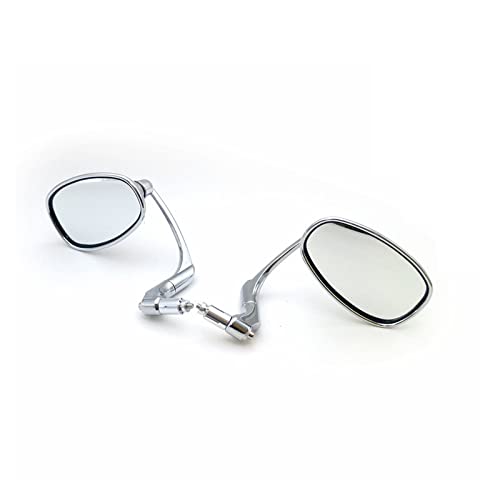 Rétroviseur guidon anti vibration chrome pour vision nette moto