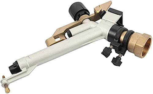 Irrigatore da Giardino Irrigazione Prato Automatico Agricolo Frutteto Prato Grande Gamma di Copertura Irrigazione Pioggia Pistola 1.5 "Interfaccia Filettatura Femmina Lunga Distanza di Spruzzo Pisto