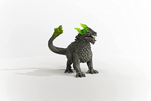 SCHLEICH ELDRADOR Creatures | Steindrache 70149 | ELDRADOR Monster Spielfigur mit beweglichem Kiefer und drehbarem Schwanz | tolles Geschenk für Kinder | ab 7 Jahren | 18 x 8 x 14 cm