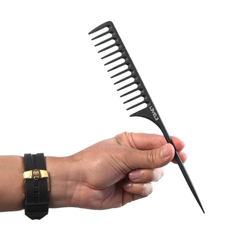 Set de 9 Peines de Carbono Profesional para Peluquería miniatura 5