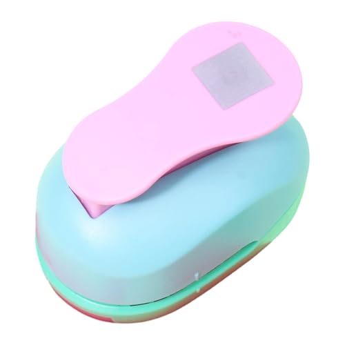 1個 クラフトパンチ四角、エンボスパンチ、穴あけパンチ 分類ファイル用タブ作成 手作りツール スクラップブック、持ち運び便利 耐久性重視 ハンドメイド正方形手帳 事務用品 単語帳作り スクラップブッキング