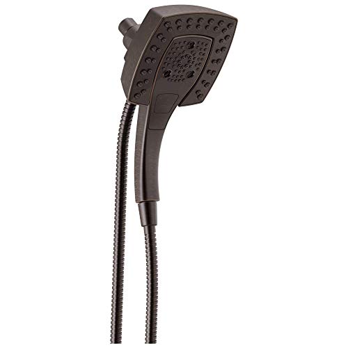 Get Cheap Price Delta Faucet 5-Spray In2ition 2-in-1 Dual Hand Held Shower Head with Hose, Magnetic Docking Handheld Shower Head, Venetian Bronze 58474-RB