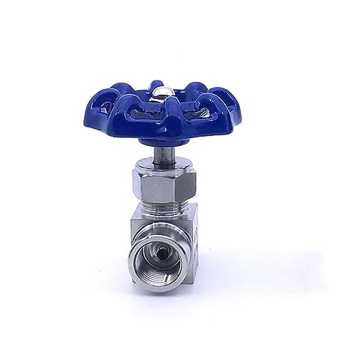 Válvula de aguja 3/8 pulgada acero inoxidable DN15 PN16 rosca hembra estándar británico corta 3