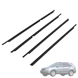 Magimaker Car Outer Door Window Belt Trim Molding Weatherstrip Seal Belt Set Compatible with Lexus RX...