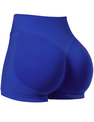 Image of VOYJOY Women Workout Impact Shorts 2.5 inch / 3.6 inch / 4.5 inch / 6 inch Scrunch Butt Booty | Tummy Control, High Waisted, Bike Short, Gentle Compression, for Women