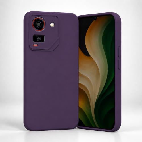 Image of FIRST MART Matte Silicone Back Cover for AI+Pluse - Purple