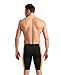 ARENA Men's Swim Jammer Halftone Team Print MaxLife Athletic Swimwear Professional Training Swimsuit Sports Bathing Suit, Black/Team Orange, US Size 20