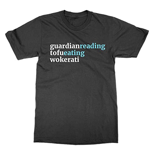 T-shirt Guardian Reading Tofu Noir XL - Vêtement en Coton Imprimé pour Homme et Femme