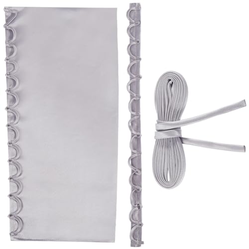 GORGECRAFT Korsett Set Für Hochzeitskleider 3 Stück/Set Ersatz Reißverschluss Silbernes Satin Korsett Rücken Set Verstellbare...