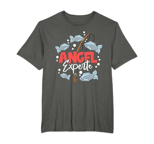 Angel Experte Angelexperte I Angelshirt Fischen mit Kindern T-Shirt