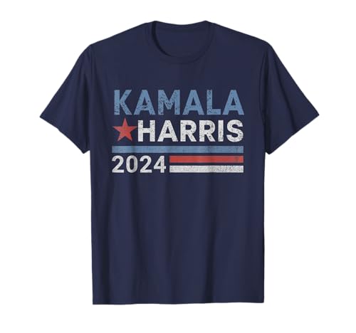 Vintage Kamala Harris 2024 For President Election Campaign T-Shirt