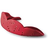 SISU Mouth Guards Aero 1.6mm Custom Fit Sports Mouthguard for Youth/Adults, Intense Red, Medium...