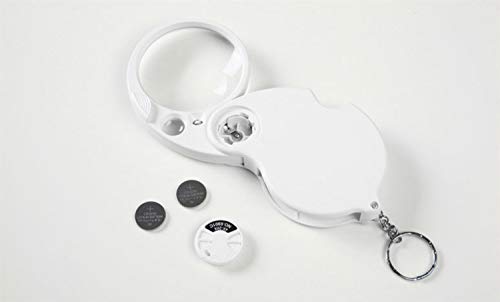 Mini-Loupe 4X 20X HD pour basse vision et lecture confortable le soir