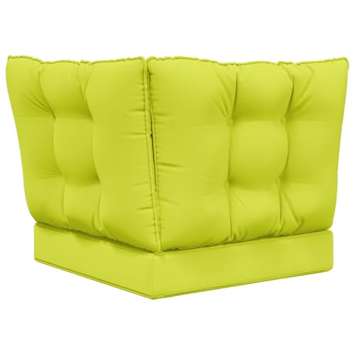 Coussin de canapé d'extérieur vert en lot de 3 ergonomique
