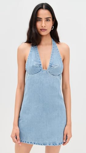 Free People Women's Trevi Denim Mini Dress2
