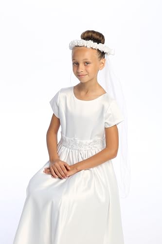 Made in USA 1st Communion Veils for Girls Holy First Communion Veil for Girls 7-16 Velo Primera Comunión White Veil for Kids2