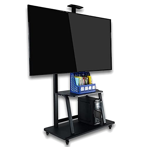 Soporte Móvil para TV de 32-75 pulgadas con ruedas y estante miniatura 1