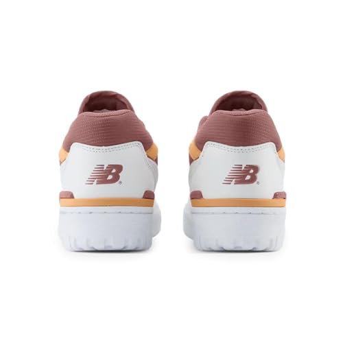 New Balance New Balance 550 Women's Sneaker's, White/Rosewood/Hazy Peach, Size 5