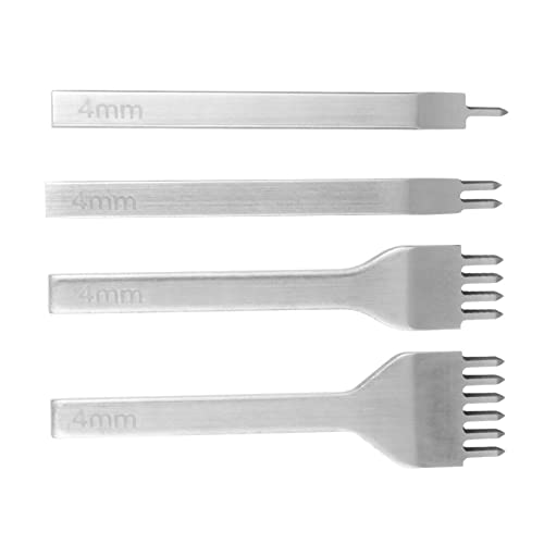 Ponta De Couro,Jiangtao Conjunto de 4 peças de 1+2+4+6 pontas espaçamento de 4 mm, couro, costura, e