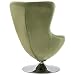 vidaXL Sillón Egg Giratorio Tapizado Terciopelo Cojín Diseño Clásico Forma Huevo Réplica...