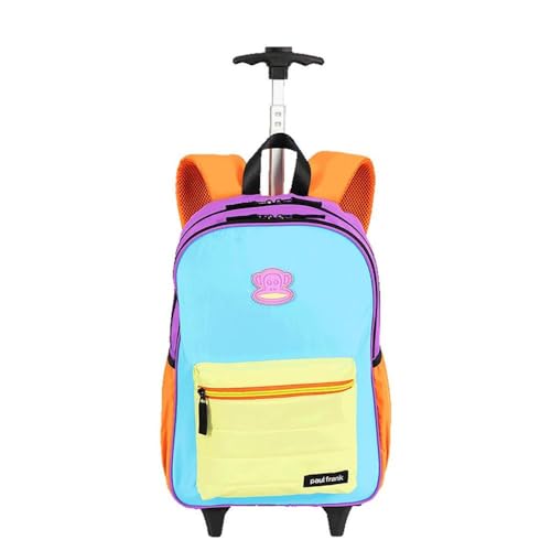 Mochila com Rodinhas Paul Frank - Misto de Cores Pastel por Sestini